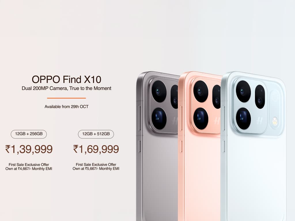 OPPO Find X10 Series Debuts in India with Industry-First Triple 200MP Camera System and Next-Gen LUMO Imaging Technology image 2