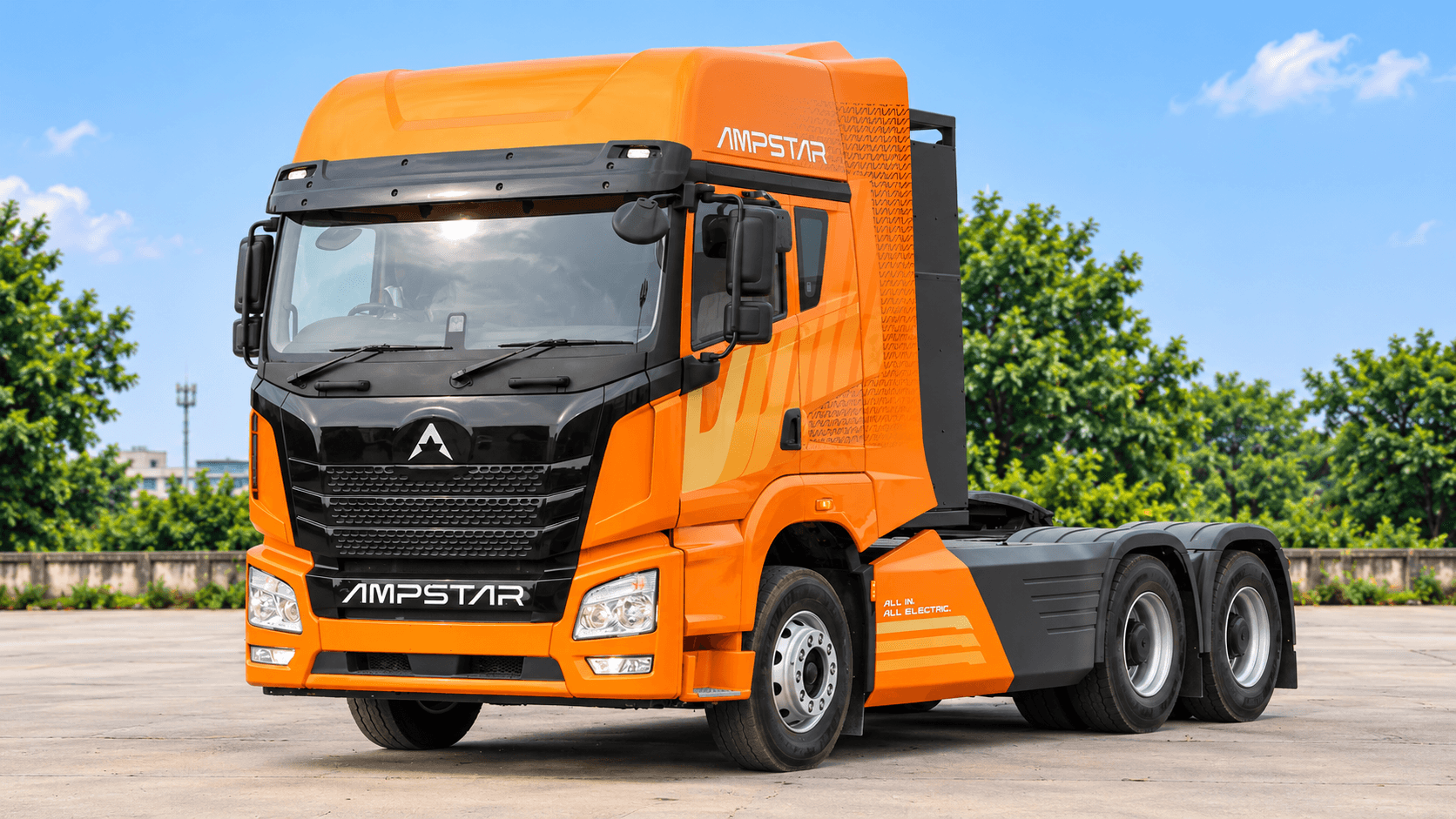 AMPSTAR powers into heavy-duty trucking with deployment of its first 100 electric tractor trucks image 2